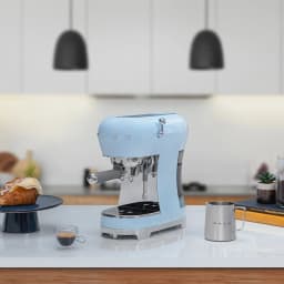 Smeg Pastel Mavi Espresso Kahve Makinesi ECF02PBEU görsel 4