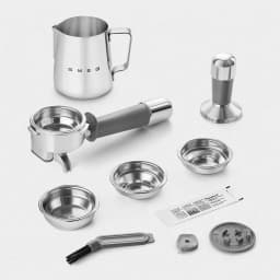 Smeg Siyah Öğütücülü Espresso Kahve Makinesi EGF03BLEU görsel 4