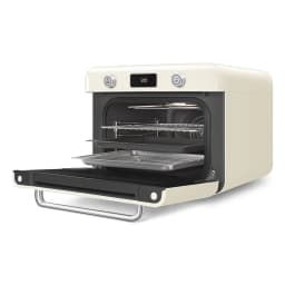 Smeg Tezgah Üstü Kombi Buharlı Krem Fırın COF01CREU görsel 3