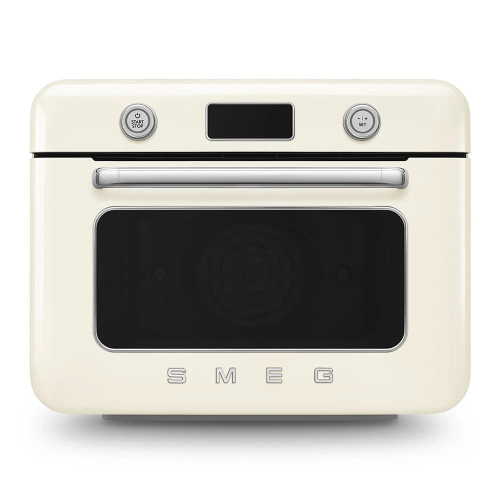 Smeg Tezgah Üstü Kombi Buharlı Krem Fırın COF01CREU