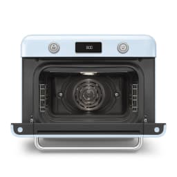 Smeg Tezgah Üstü Kombi Buharlı Pastel Mavi Fırın COF01PBEU görsel 2