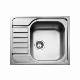 Teka Classic 1B 580.500 Çelik Sağ Damlalıklı Evye görsel 1