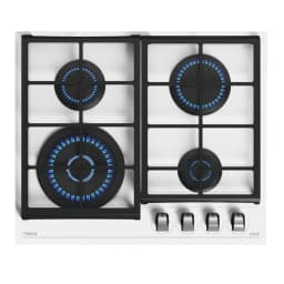 Teka GZC 64320 XB ExactFlame Teknolojili 60 Cm Beyaz Cam Gazlı Ocak görsel 1