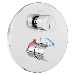 Eca 2 Yollu Termostatik Ankastre Banyo/Duş Bataryası Sıva Üstü Grubu - 102167215-YDE görsel 1