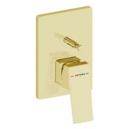 Artema Minimax Square Soft Altın Ankastre Banyo Bataryası görsel 1