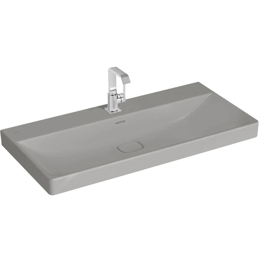 Vitra Metropole 100x47 Cm Mat Taş Gri Lavabo