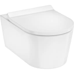 Hansgrohe EluPura S 54 cm AquaHelix Yavaş Kapanan Kapaklı Kanalsız Asma Klozet Seti - 60344450 görsel 1