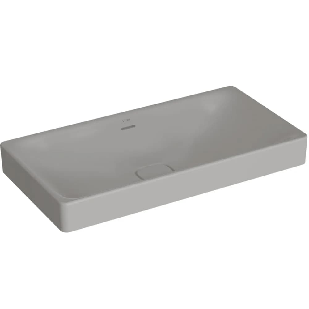Vitra Metropole 80x40 Cm Mat Taş Gri Çanak Lavabo