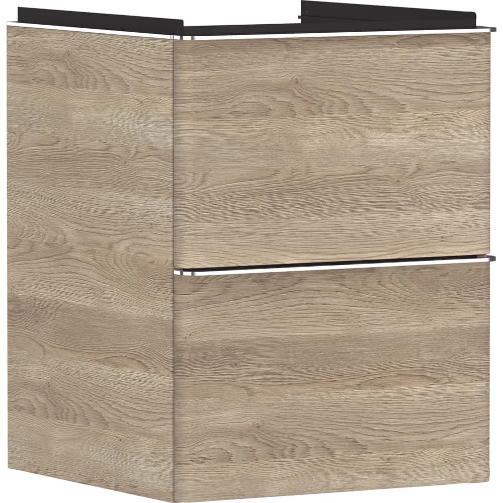 Hansgrohe Xelu Q 48 cm Doğal Meşe 2 Çekmeceli Lavabo Dolabı - 54021000