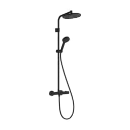 Hansgrohe Activera S 240 1jet EcoSmart+ Mat Siyah Termostatlı Duş Kolonu - 28083670 görsel 1