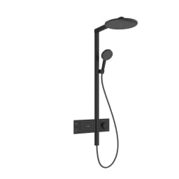 Hansgrohe Raindance Alive S 300 1jet ShowerSelect Comfort Mat Siyah Termostatlı Duş Kolonu - 24582670 görsel 1