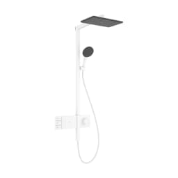 Hansgrohe Raindance Alive Q 210/340 2jet EcoSmart ShowerSelect Comfort Mat Beyaz Termostatlı Duş Kolonu - 24591700 görsel 1