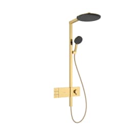 Hansgrohe Raindance Alive S 300 2jet ShowerSelect Comfort Parlak Altın Termostatlı Duş Kolonu - 24595990 görsel 1