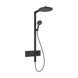 Hansgrohe Raindance Alive S 300 2jet EcoSmart ShowerSelect Comfort Mat Siyah Termostatlı Duş Kolonu - 24596670 görsel 1