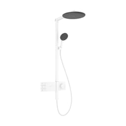 Hansgrohe Raindance Alive S 300 2jet EcoSmart ShowerSelect Comfort Mat Beyaz Termostatlı Duş Kolonu - 24596700 görsel 1