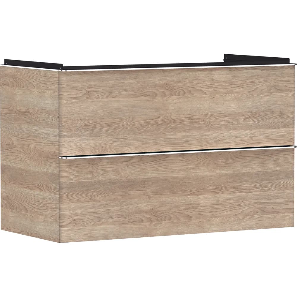 Hansgrohe Xelu Q 98 cm Doğal Meşe 2 Çekmeceli Lavabo Dolabı - 54033000