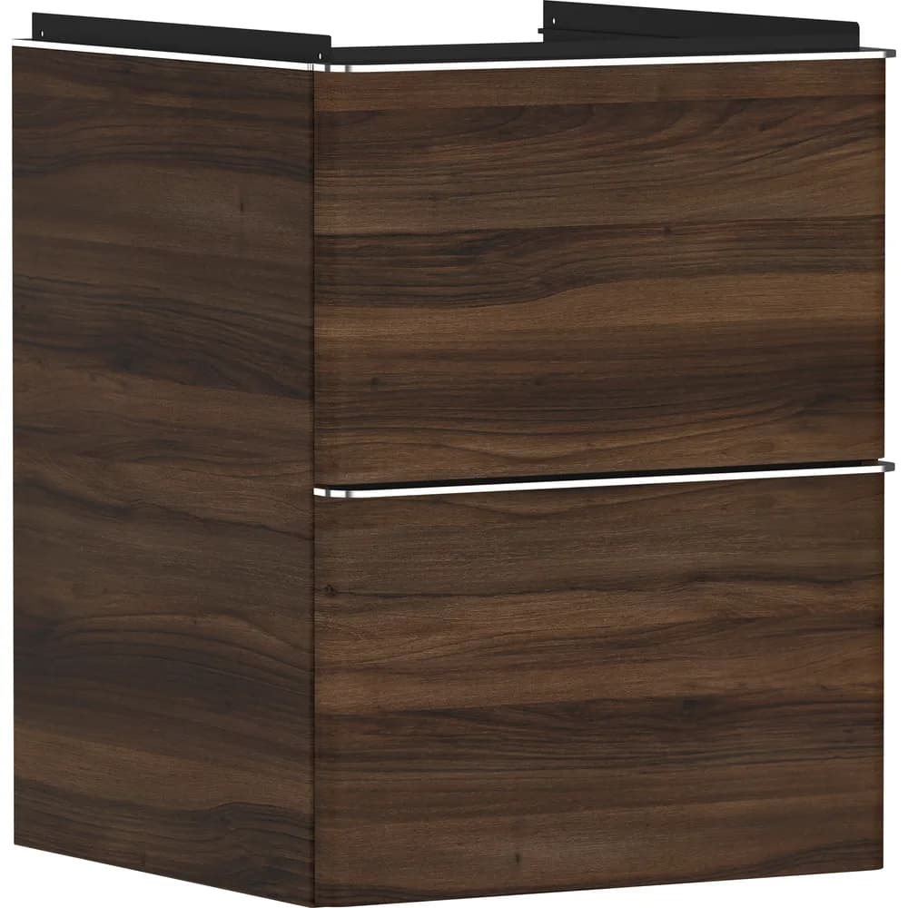 Hansgrohe Xelu Q 48 cm Koyu Ceviz 2 Çekmeceli El Yıkama Lavabo Dolabı - 54022000