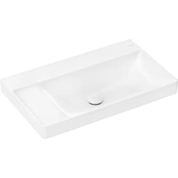 Hansgrohe Xelu Q 80x48 cm SmartClean Sol Raflı Batarya Deliksiz Lavabo - 61032450 görsel 1