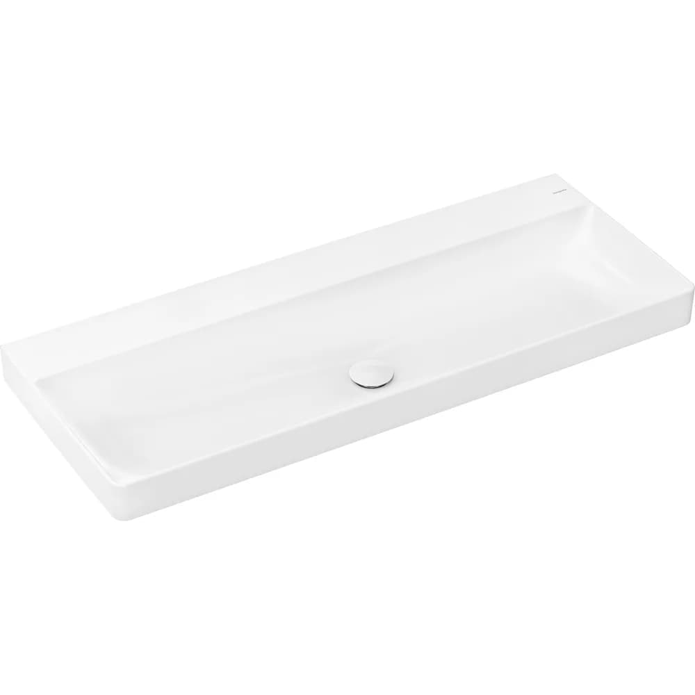 Hansgrohe Xelu Q 120x48 cm SmartClean Deliksiz Tezgah Üstü Lavabo - 61045450