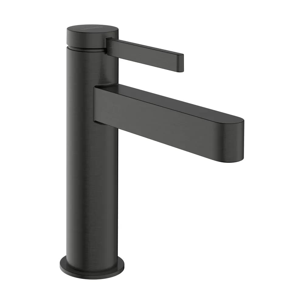 Hansgrohe Finoris 110 CoolStart Mat Siyah-Krom Metal Gider Setli Lavabo Bataryası - 76025340
