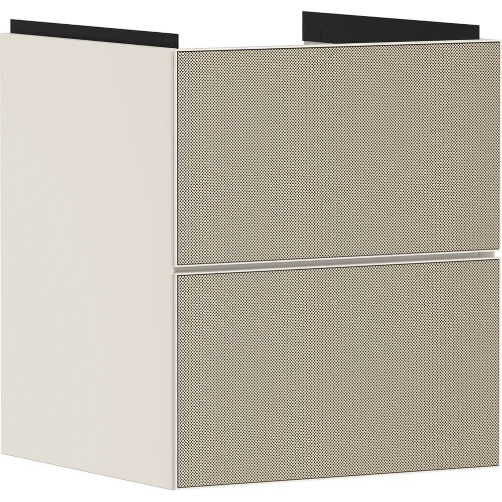 Hansgrohe Xevolos E 48 cm Kum Mat Bej Desenli Bronz 2 Çekmeceli El Yıkama Lavabo Dolabı - 54173390