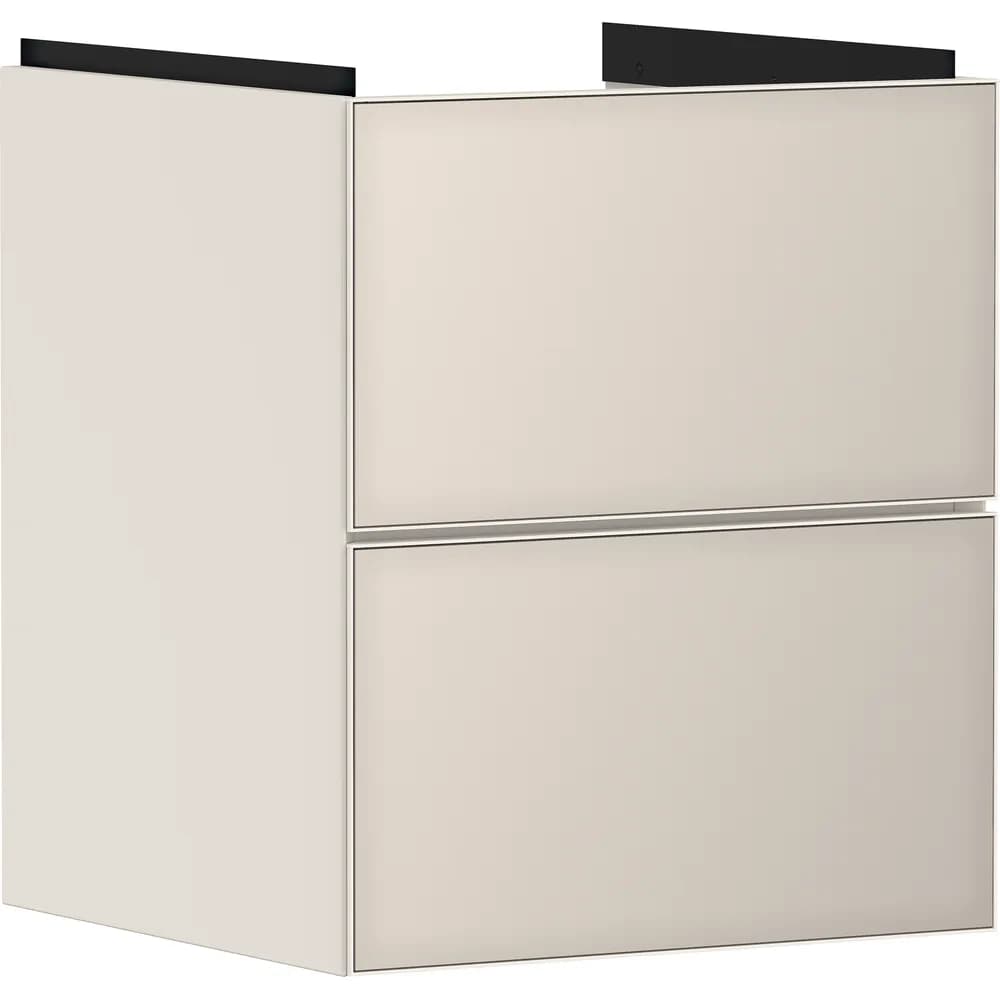 Hansgrohe Xevolos E 48 cm Kum Mat Bej Metalik Kum Bej 2 Çekmeceli El Yıkama Lavabo Dolabı - 54173790