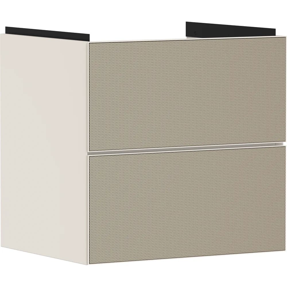 Hansgrohe Xevolos E 58 cm Kum Mat Bej Desenli Bronz 2 Çekmeceli Lavabo Dolabı - 54176390