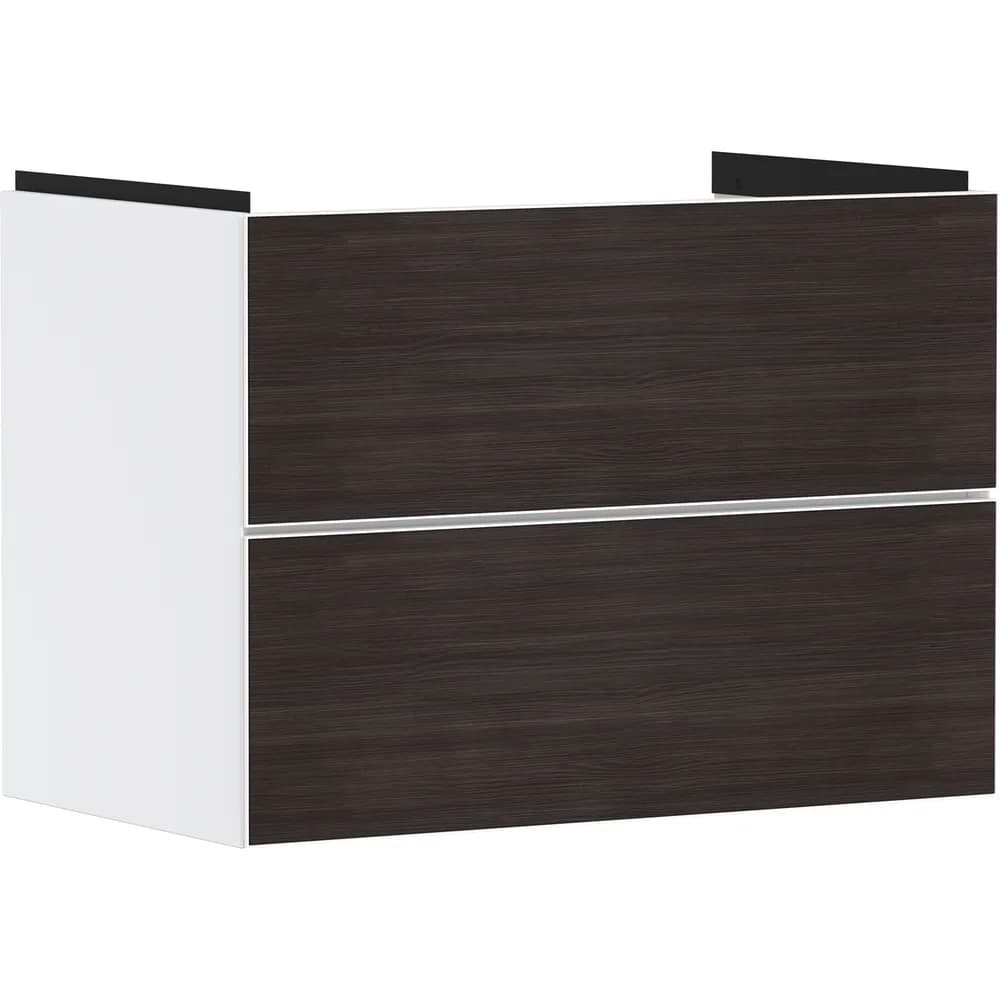 Hansgrohe Xevolos E 78 cm Mat Beyaz Koyu Meşe 2 Çekmeceli Lavabo Dolabı - 54178730