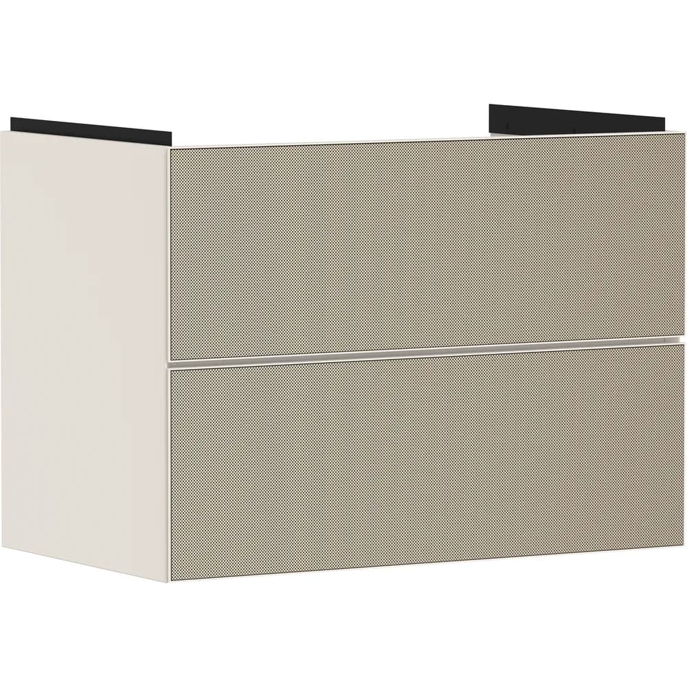Hansgrohe Xevolos E 78 cm Kum Mat Bej Desenli Bronz 2 Çekmeceli Lavabo Dolabı - 54179390