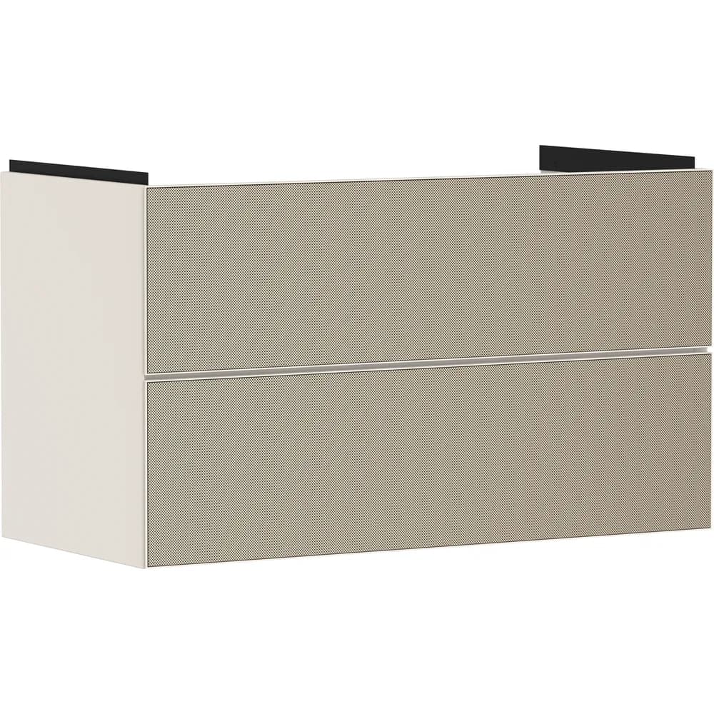 Hansgrohe Xevolos E 98 cm Kum Mat Bej Desenli Bronz 2 Çekmeceli Lavabo Dolabı - 54182390
