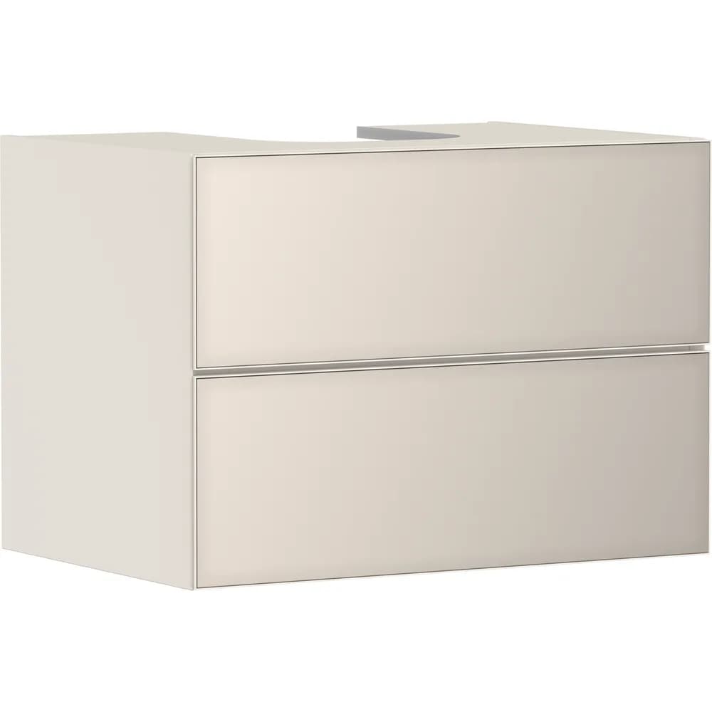 Hansgrohe Xevolos E 78 cm Kum Mat Bej Metalik Kum Bej 2 Çekmeceli Konsol Altı Lavabo Dolabı - 54188790