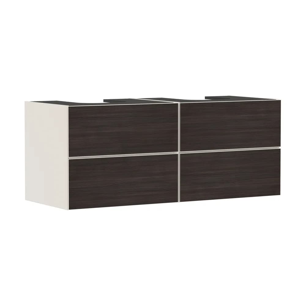 Hansgrohe Xevolos E 137 cm Kum Mat Bej Koyu Meşe 4 Çekmeceli Konsol Altı Lavabo Dolabı - 54197730
