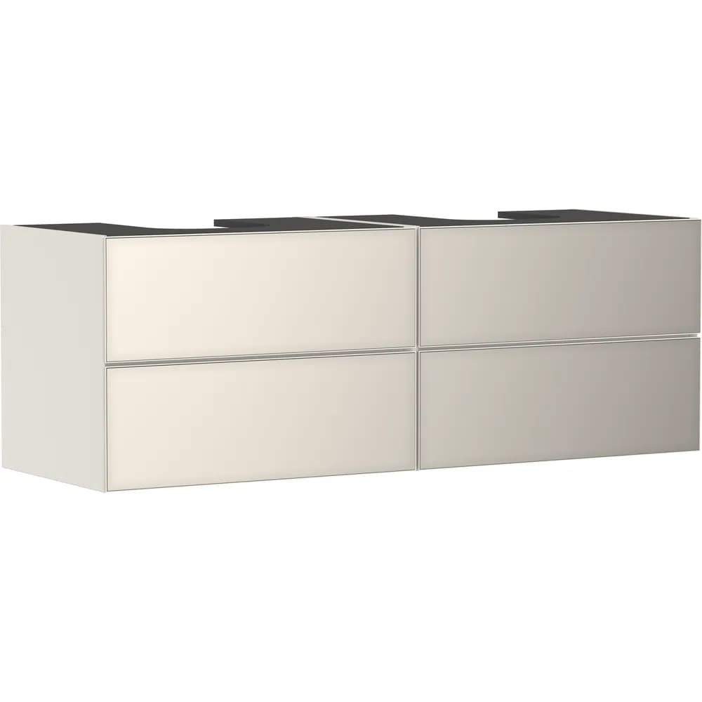 Hansgrohe Xevolos E 157 cm Kum Mat Bej Metalik Kum Bej 4 Çekmeceli Konsol Altı Lavabo Dolabı - 54200790