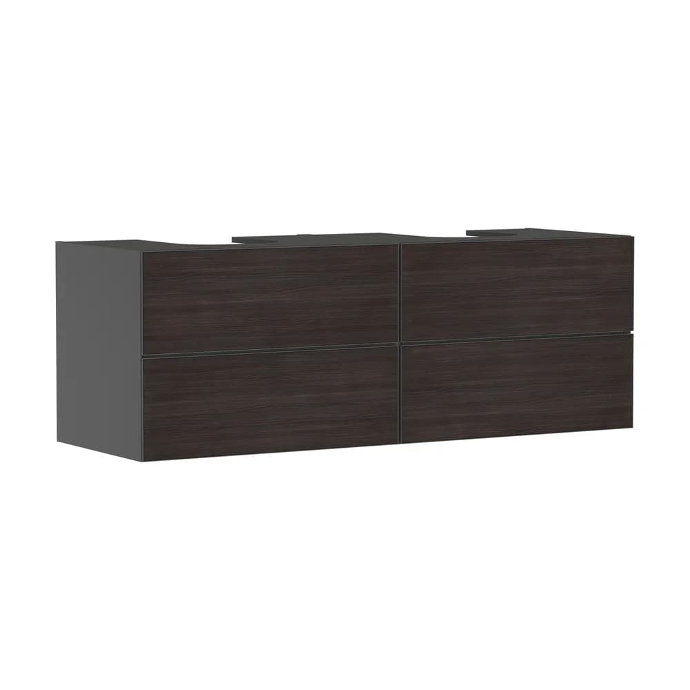 Hansgrohe Xevolos E 157 cm Arduvaz Mat Gri Koyu Meşe 4 Çekmeceli Konsol Altı Lavabo Dolabı - 54201730