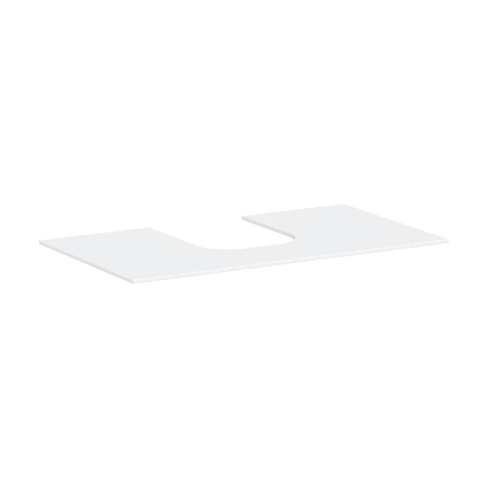 Hansgrohe Xevolos E 98 cm Mat Beyaz Orta Kesitli Tezgah Üstü Lavabo Konsolu - 54209700