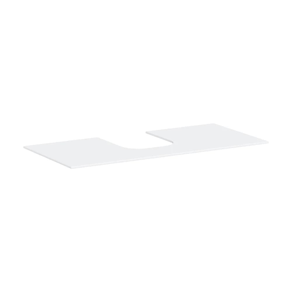Hansgrohe Xevolos E 118 cm Mat Beyaz Orta Kesitli Tezgah Üstü Lavabo Konsolu - 54210700