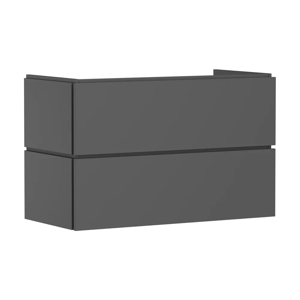Hansgrohe Xilesa E 98x47 cm Arduvaz Mat Gri 2 Çekmeceli Lavabo Dolabı - 54262760