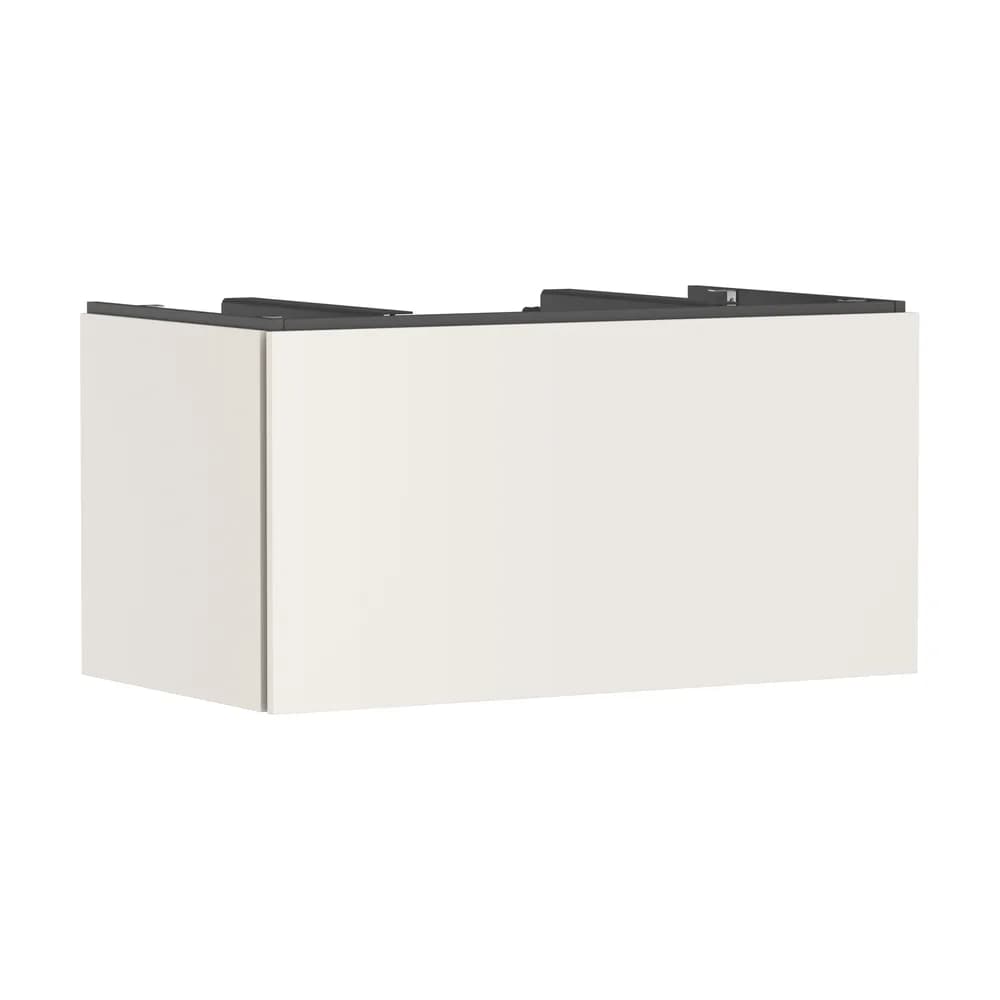 Hansgrohe Xilesa E 98 cm Kum Mat Bej Tek Çekmeceli Konsol Altı Lavabo Dolabı - 54266780