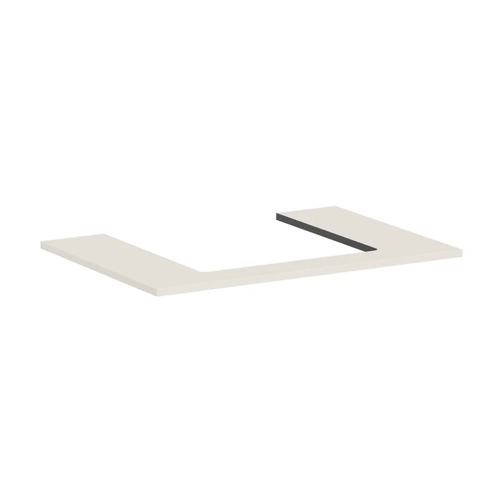 Hansgrohe Xilesa E 78 cm Kum Mat Bej Orta Kesitli Tezgah Üstü Lavabo Konsolu - 54269780