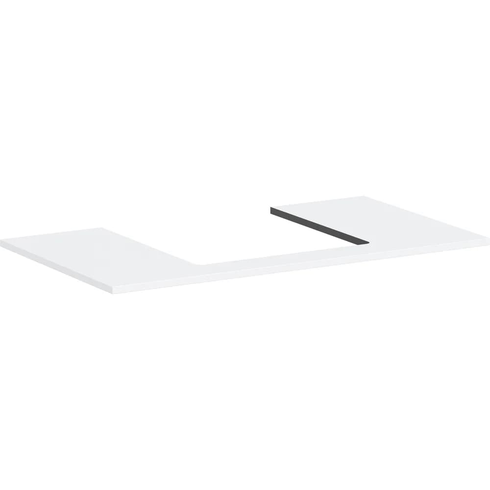 Hansgrohe Xilesa E 98 cm Mat Beyaz Orta Kesitli Tezgah Üstü Lavabo Konsolu - 54270700