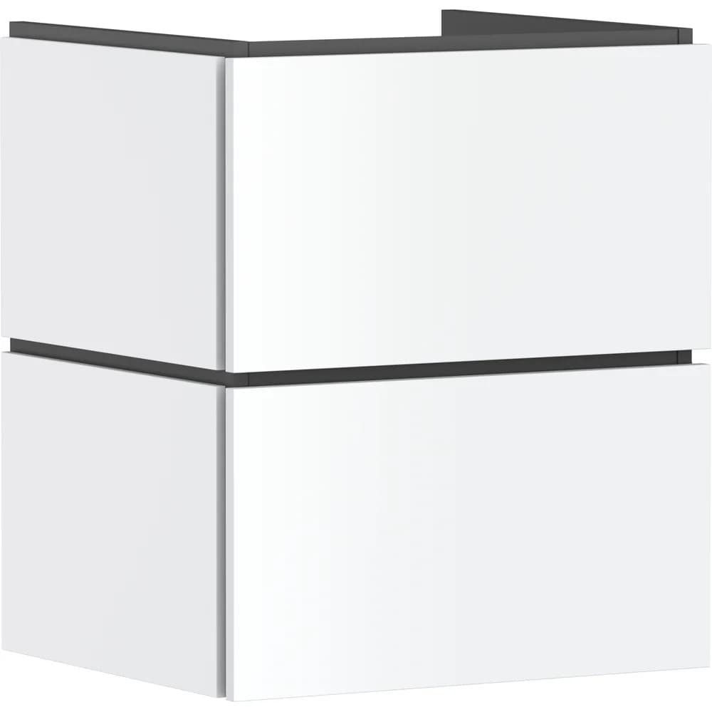 Hansgrohe Xilesa E 53x47 cm Mat Beyaz 2 Çekmeceli PushOpen Lavabo Dolabı - 54292700