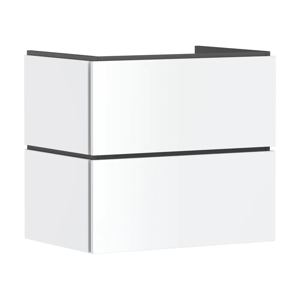 Hansgrohe Xilesa E 68x47 cm Mat Beyaz 2 Çekmeceli PushOpen Lavabo Dolabı - 54295700