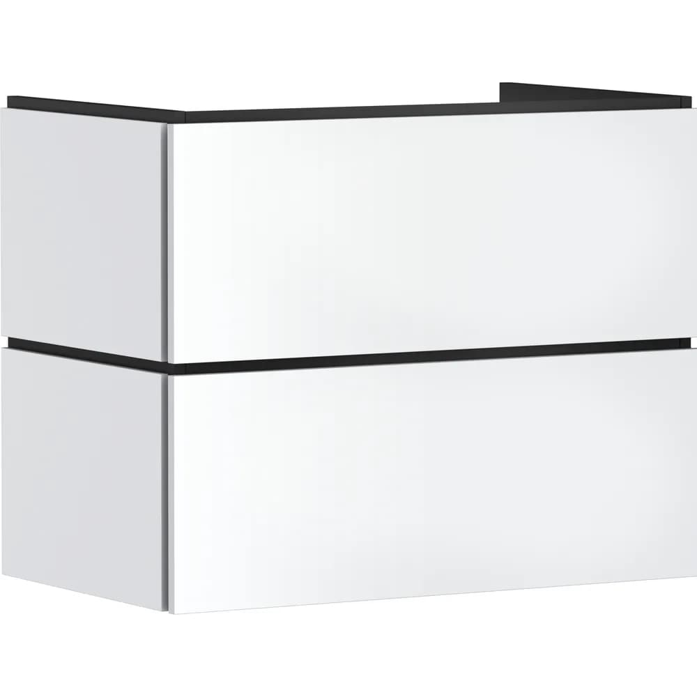 Hansgrohe Xilesa E 78x47 cm Mat Beyaz 2 Çekmeceli PushOpen Lavabo Dolabı - 54296700