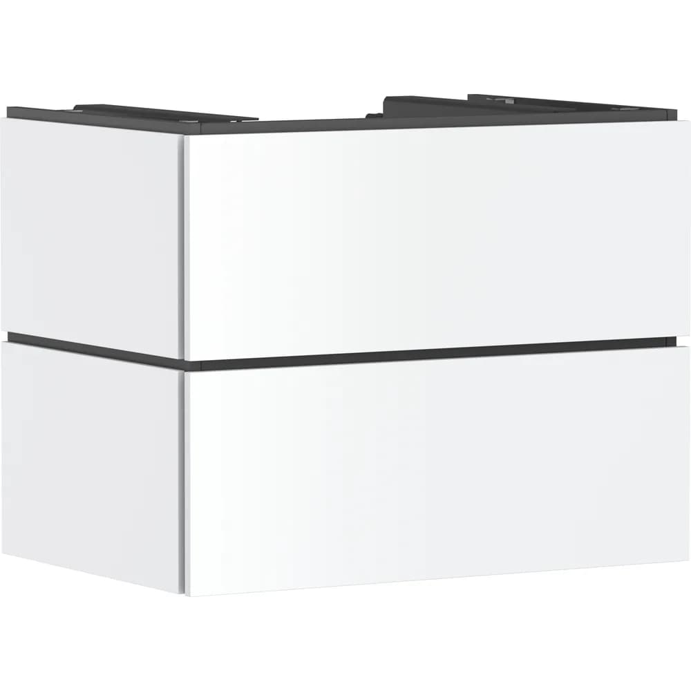 Hansgrohe Xilesa E 78 cm Mat Beyaz 2 Çekmeceli PushOpen Konsol Altı Lavabo Dolabı - 54300700