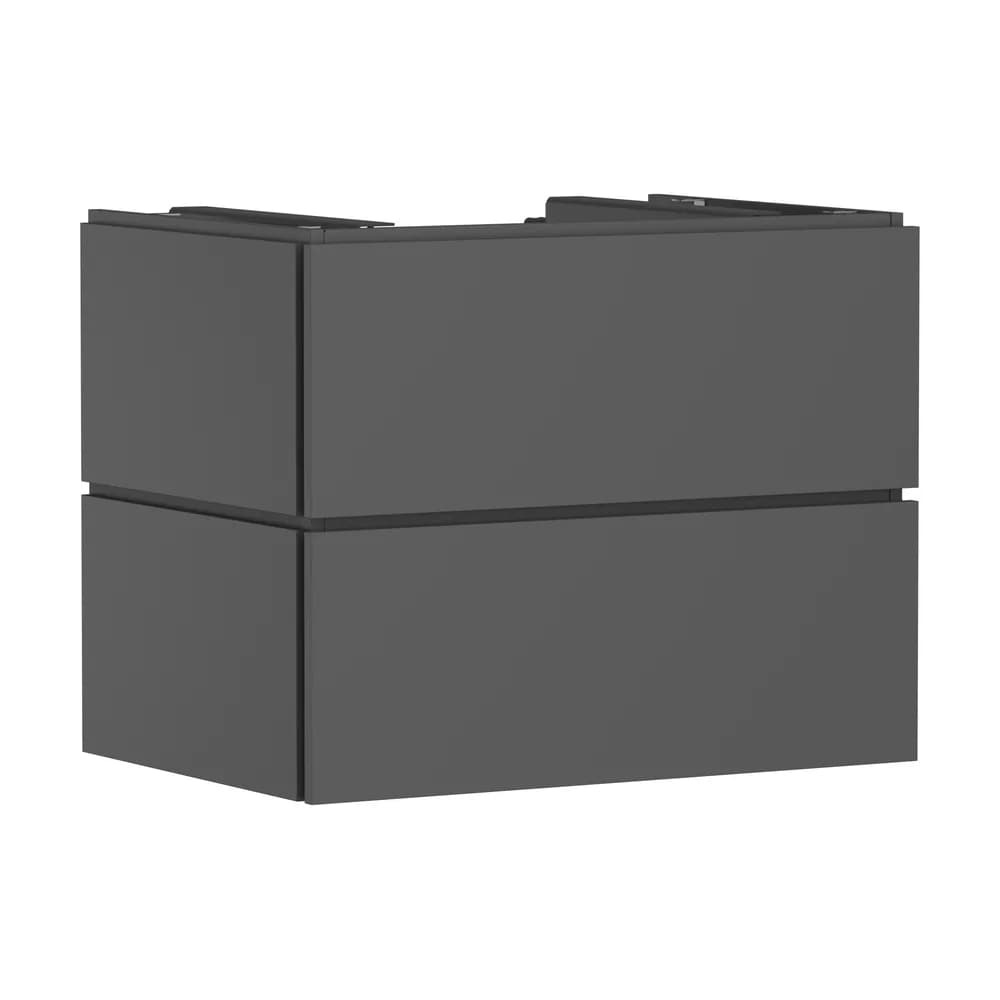 Hansgrohe Xilesa E 78 cm Arduvaz Mat Gri 2 Çekmeceli PushOpen Konsol Altı Lavabo Dolabı - 54300760