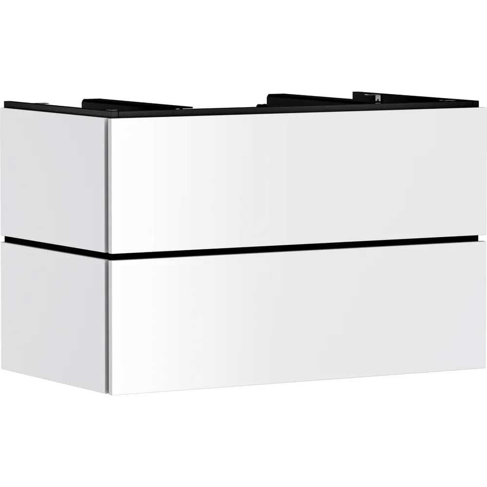 Hansgrohe Xilesa E 98 cm Mat Beyaz 2 Çekmeceli PushOpen Konsol Altı Lavabo Dolabı - 54302700