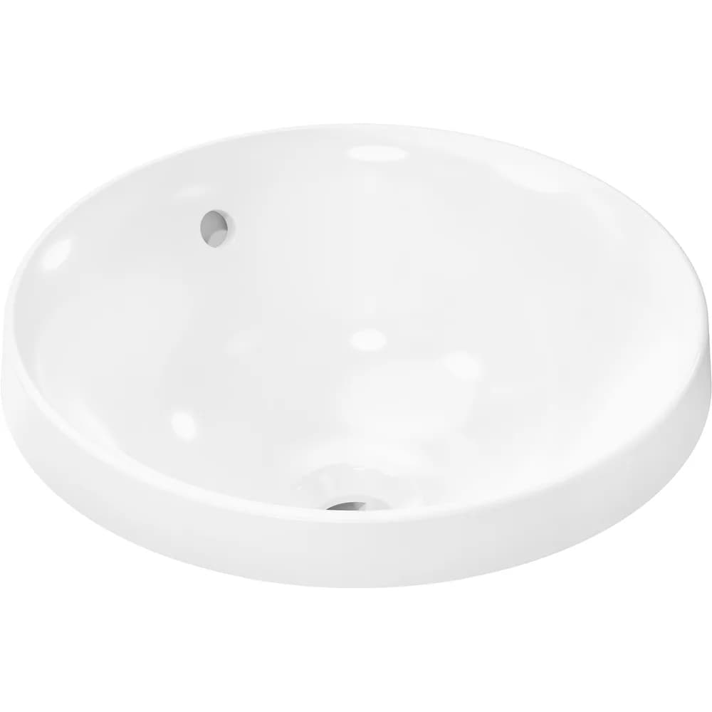 Hansgrohe Xuniva S 40x40 cm Batarya Deliksiz Taşmalı Tezgah Üstü Lavabo - 60155450