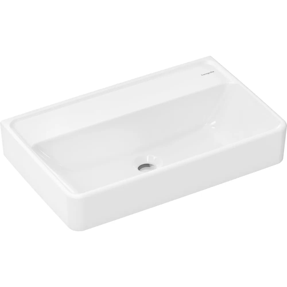 Hansgrohe Xanuia Q 60x37 cm Compact Batarya Deliksiz Taşmasız Lavabo - 60216450