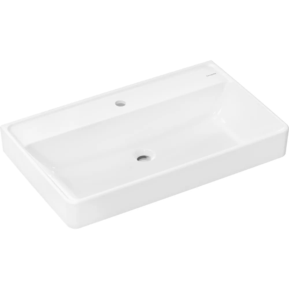 Hansgrohe Xanuia Q 80x48 cm Batarya Delikli Taşmasız Lavabo - 60227450