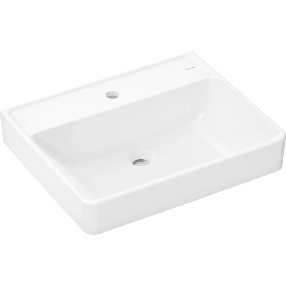 Hansgrohe Xanuia Q 60x48 cm Batarya Delikli Taşmasız Lavabo - 60241450